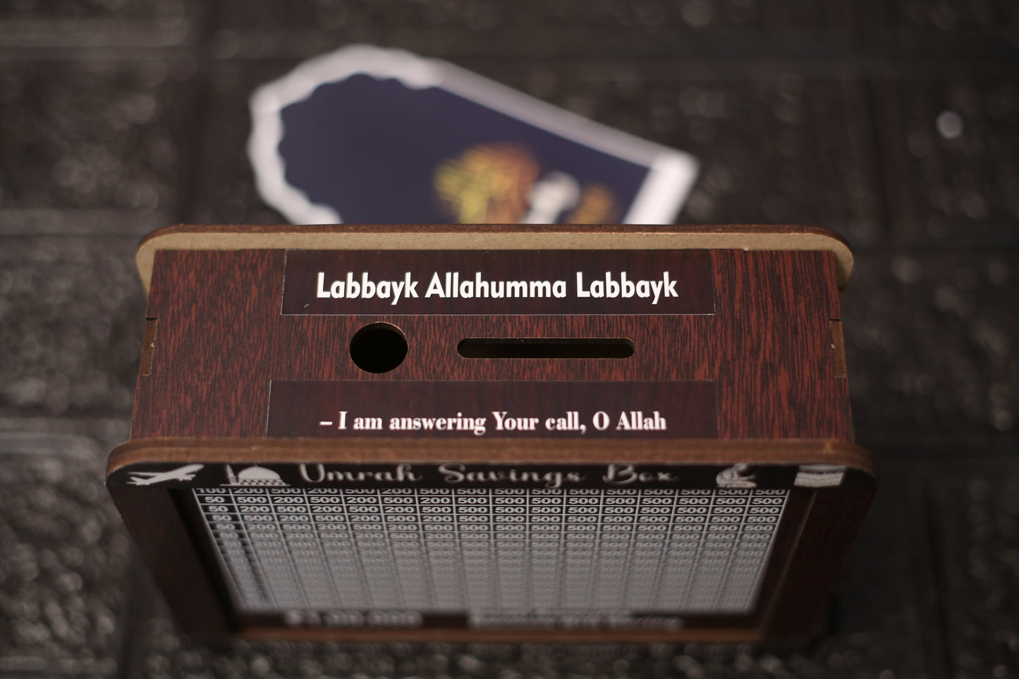 Umrah Money Saving Box – Save with Intention, Travel with Faith