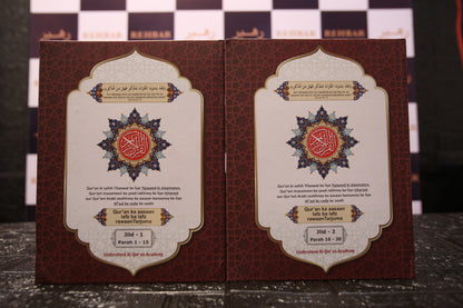 Quran word to word Translation - In Urdu and Roman English (Part 1 & 2)