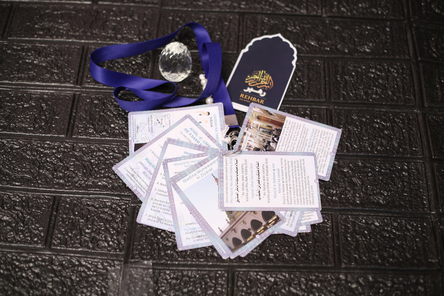 🕋 Umrah Dua Cards with Tawaaf Beads